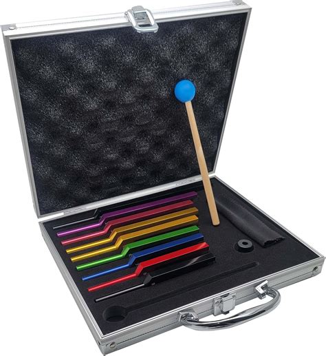 Amazon Solfeggio Tuning Forks Set 9 Multicolored Tuning Forks