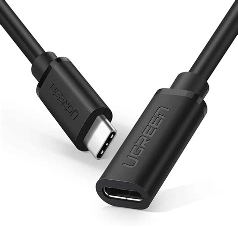 Кабель удлинитель USB Type C 3.2 Gen 2 UGREEN ED008 для быстрой зарядки ...