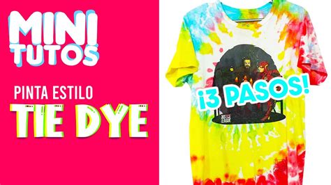 Tie Dye Casero F Cil Y R Pido Custom Camiseta Playeras Youtube