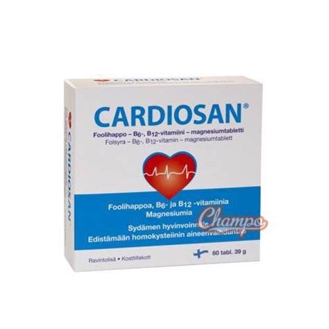 Витамины с магнием для сердца Cardiosan 60 табл из Финляндии купить в ...
