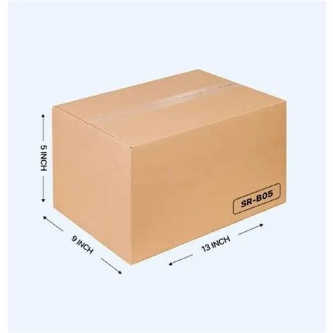 Double Wall 5 Ply Plain Rectangle Corrugated Box At Rs 43 Piece In Jhajjar