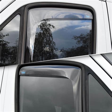 Fits Vw Crafter Genuine Climair Front Wind Deflectors Top Quality