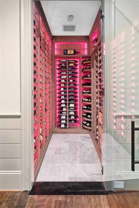 Franklin Tennessee Wine Cellar With RGB Color LED