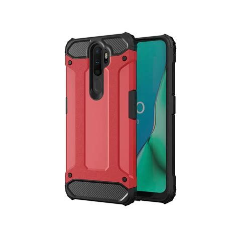 Funda De Teléfono Para Oppo A9 2020 A Prueba De Golpes Mate Dura Pc Tpu 2 En 1 Armadura