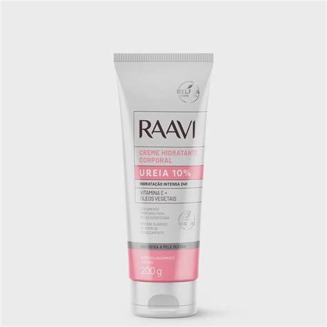 Creme Hidratante Corporal Raavi Spa Ureia 10 200g Submarino