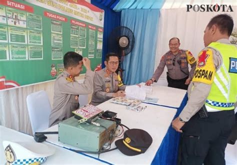 Polres Metro Depok Dirikan Pos Pengamanan Lebaran Lengkap