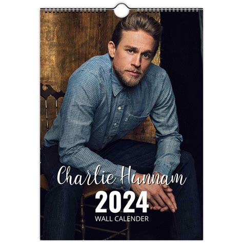 Charlie Hunnam 2024 5 Choose Start Personalised Calendar Full Photo