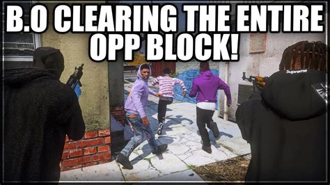 B O Clearing The Entire Opp Block Gta Rp Grizzley World Whitelist