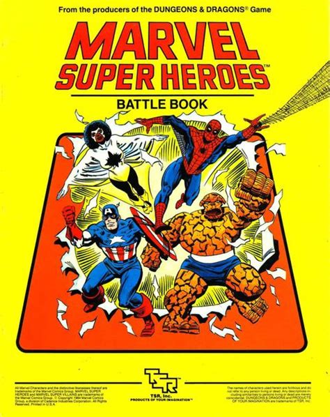 MH-0: Marvel Super Heroes Role-Playing Game | Image | RPGGeek