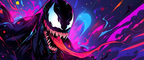 Venom Vivid Hd Wallpaper For Comic Fans