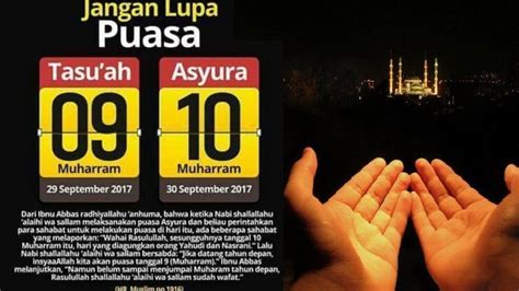 Puasa Sunah Di Bulan Muharram Apa Keutamaannya TribunNews