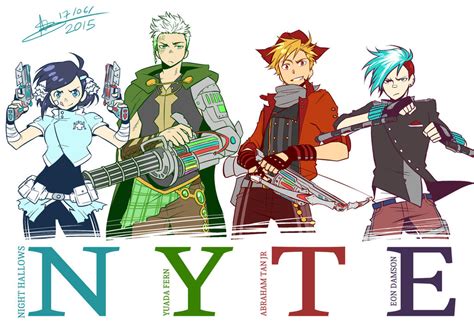 Rwby Ocs Team Nyte By Mangarainbow On Deviantart