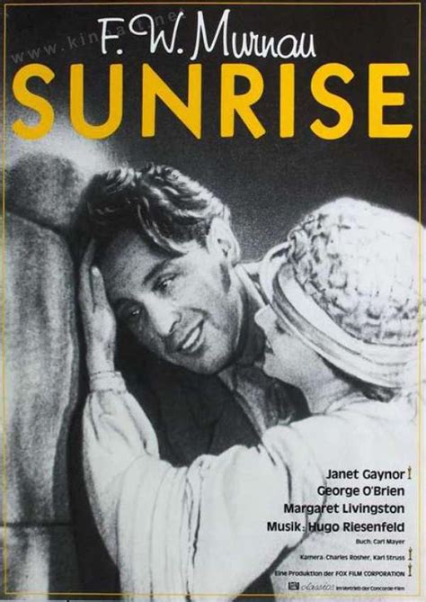 Sunrise Deutsches A Filmplakat X Cm Von Kinoart Net