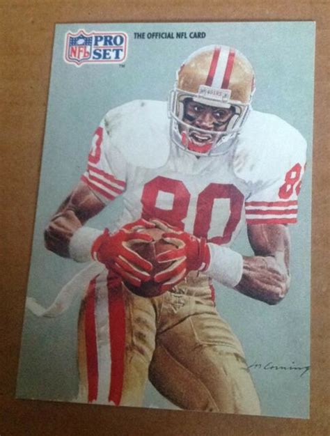 Jerry Rice Pro Set Card Nm Mt Ebay