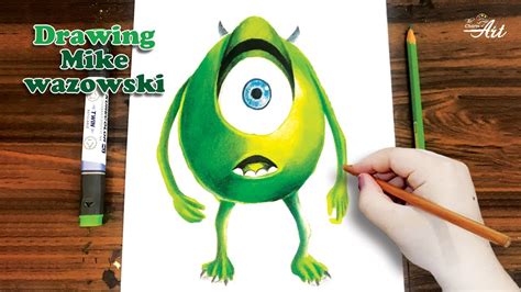 How To Draw Baby Mike Wazowski From Monsters University