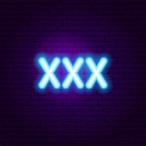 Premium Vector Xxx Neon Sign Vector Illustration Of Adult Sex Shop Promotion