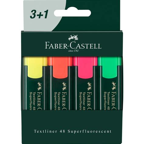 Marcador Resaltador Faber Castell Textliner Juego De Colores