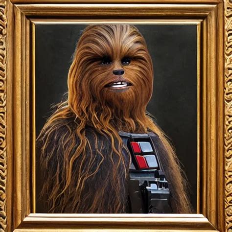 A Portrait Painting Of Chewbacca From Star Wars In A Stable Diffusion