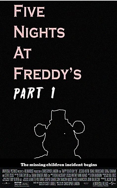 Fnaf 1 Movie Poster Idea By Killerdavemaster On Deviantart