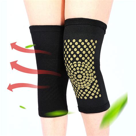 Pair Tourmaline Self Heating Support Knee Pads Knee Brace Warm Pain