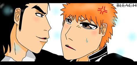 Bleach-Ginjo Kugo and Ichigo Kurosaki by YukiKobayashi on DeviantArt