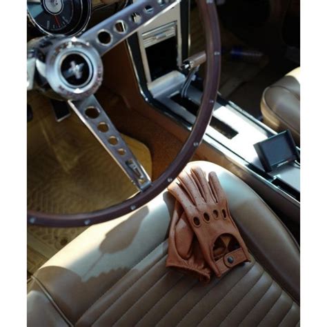 Driver Leather Glove Cognac Tan Colour