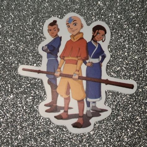 Nickelodeon Design Nickelodeon Waterproof Sticker Avatar The Last Airbender Group Poshmark