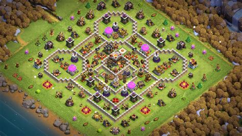 2021 New Coc Town Hall 11 Home Base Layout With Base Copy Link Base