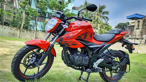 New Suzuki Gixxer Bs Glossy Red Better Than Fzs Detailed Honest