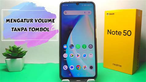 Cara Mengatur Volume Tanpa Tombol Di Hp Realme Note Youtube