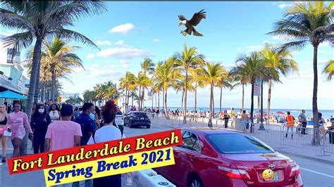 Walking S Fort Lauderdale Beach Blvd And Las Olas Beach Spring Break