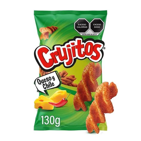 Botana Crujitos Sabor Queso Y Chile 130 G Walmart