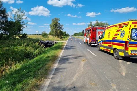 Tragiczny wypadek na drodze wojewódzkiej nr 816 w Susznie Komenda