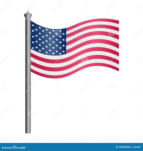 Amerikaanse Vlag Weefsel Met Sterren Het Nationale Symbool Van De