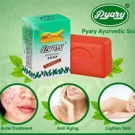 Pyary Ayurvedic Turmeric Soap Original Shopee Philippines