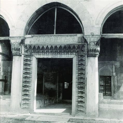 Door Frame Of The Portico With The Demolished Balustrades Photograph