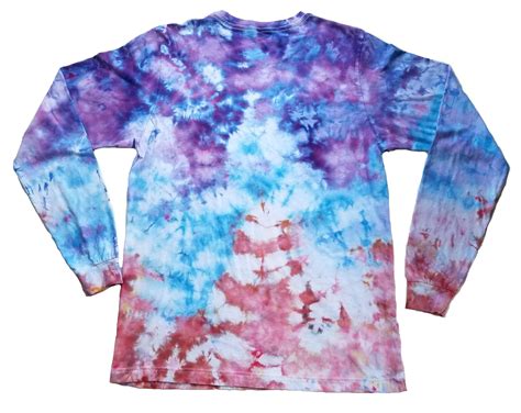 Ice Dye Long Sleeve Shirt Tye Dye Lounge Wear Plus Size Etsy