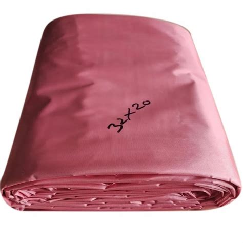 Pe Laminated Woven Pink Plain Matty Tarpaulin Thickness Micron At