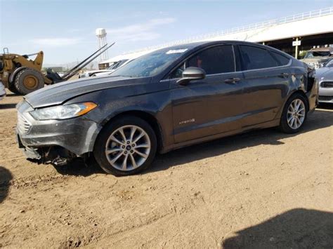 2017 Ford Fusion Se Hybrid Photos Az Phoenix Repairable Salvage Car Auction On Wed Aug 09