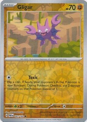 Reverse Holo Gligar 091 182 Common Paradox Rift EBay