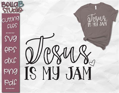 Jesus Is My Jam Svg Jesus Svg Christian Svg Jesus Shirt Etsy Canada