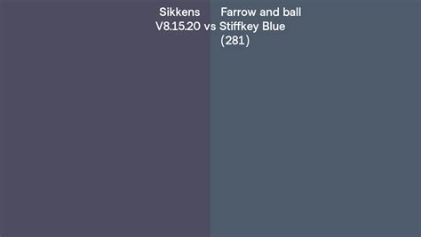 Sikkens V Vs Farrow And Ball Stiffkey Blue Side By Side