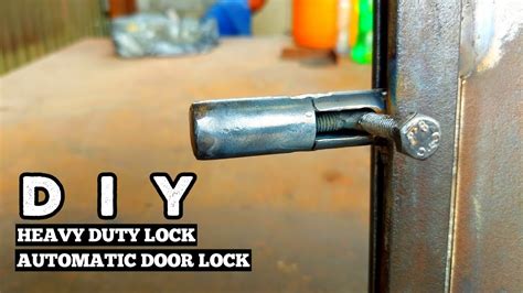 Diy Automatic Door Lock From Scrap Materialsbhamzkievlog5624 Youtube