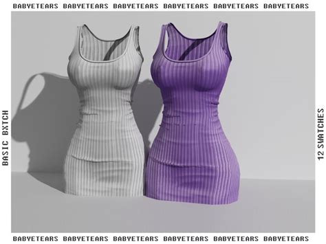 Basic Bxtch Babyetears Sims 4 Dresses Sims 4 Clothing Sims 4