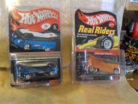 Look Hot Wheels Rlc Series 6 Vw Drag Bus 2007 Club Car Blue Vw Drag