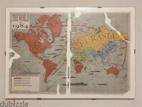 1984 George Orwell Map