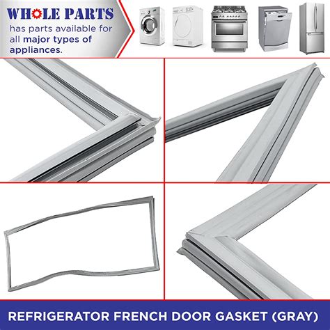 W10830162 Refrigerator French Door Gasket (Gray) for Whirlpool – WHOLEPARTS