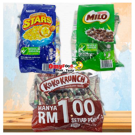 25g X 10pcs 20pcs Nestle Breakfast Cereal Honey Stars Milo Koko