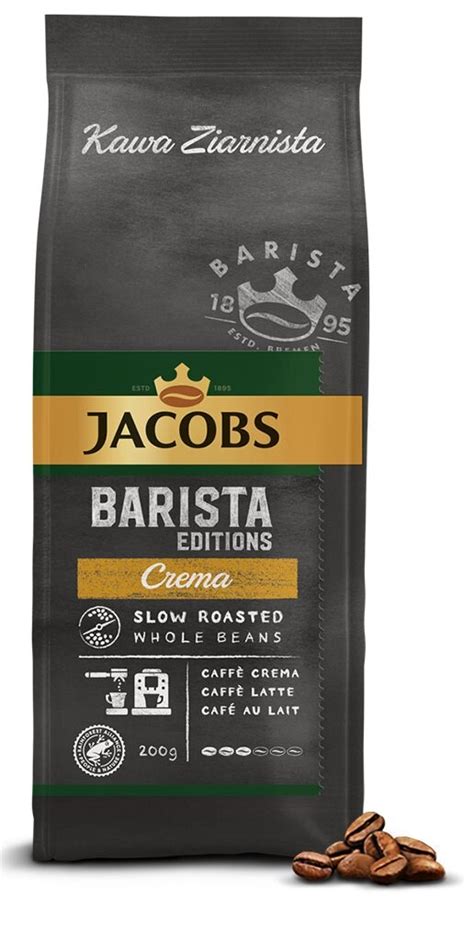 Jacobs Barista Editions Crema Kg Kawa Ziarnista Niskie Ceny I