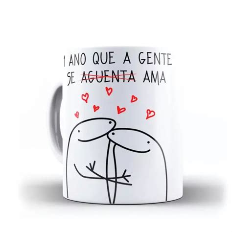 Caneca Meme Flork Ano Que A Gente Se Ama Elo